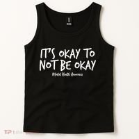 It's Okay To Not Be Okay Mental Health Awareness Tank Top thumb 2