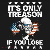 Its Only Treason If You Lose ShirtGeorge Washington July 4 Long Sleeve Women's Hoodie thumb 2