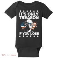 Its Only Treason If You Lose ShirtGeorge Washington July 4 Long Sleeve Baby Bodysuit thumb 0