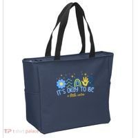 It's Ok To Be A Little Extra World Down Syndrome Tote Bag thumb 2