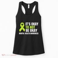 ItS Okay To Not Be Okay Mental Health Ribbon Women's Tank Top thumb 0