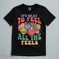 ItS Ok To Feel All The Feels Emotional Wellness T-Shirt thumb 5