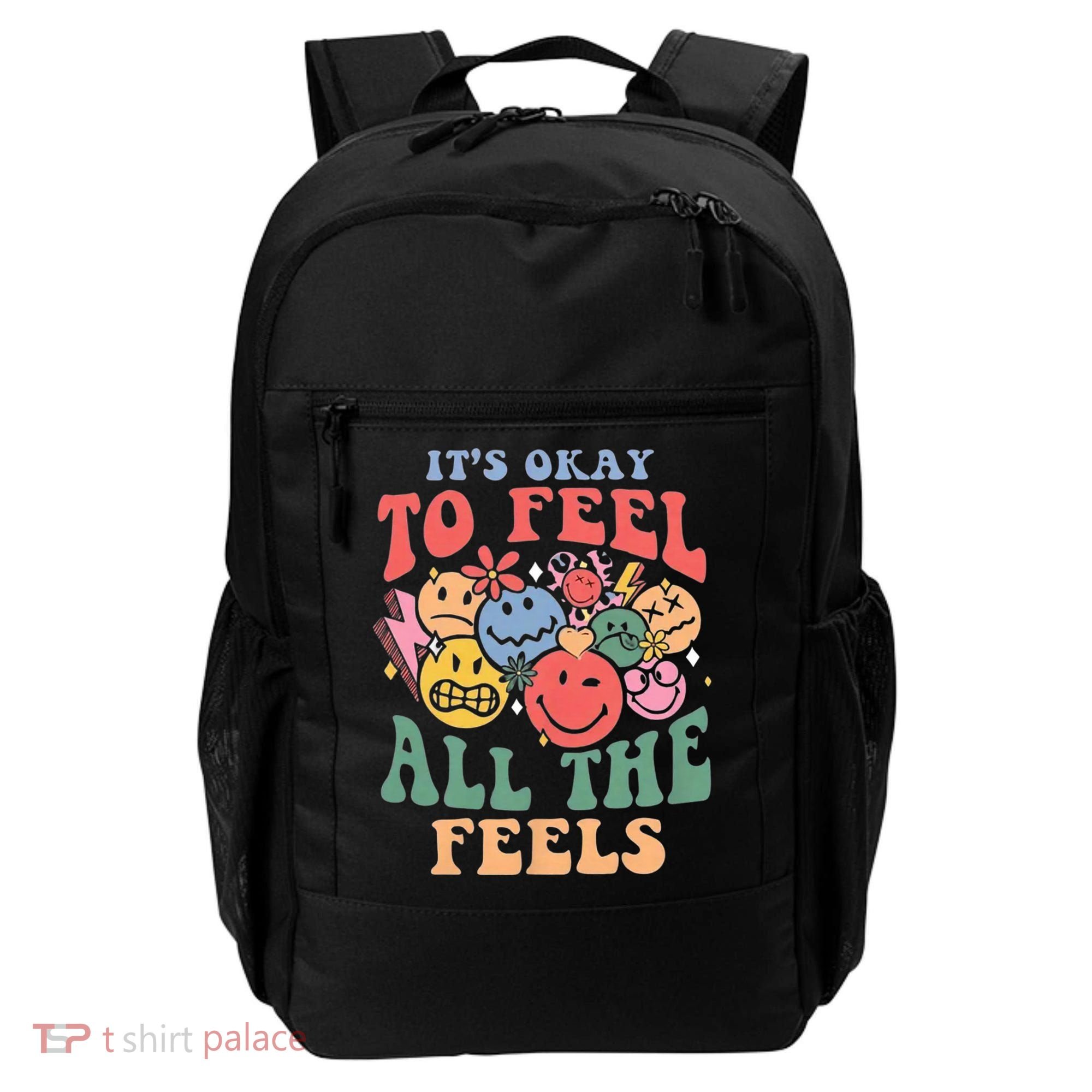 ItS Ok To Feel All The Feels Emotional Wellness Backpack