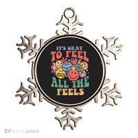 ItS Ok To Feel All The Feels Emotional Wellness Ornament thumb 0