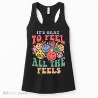 ItS Ok To Feel All The Feels Emotional Wellness Women's Tank Top thumb 0
