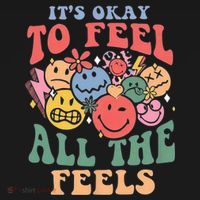 ItS Ok To Feel All The Feels Emotional Wellness Women's Tank Top thumb 5