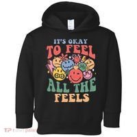 ItS Ok To Feel All The Feels Emotional Wellness Toddler Hoodie thumb 0