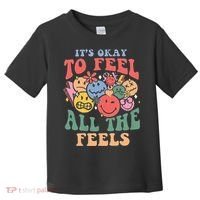 ItS Ok To Feel All The Feels Emotional Wellness Toddler T-Shirt thumb 0
