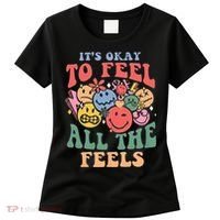 ItS Ok To Feel All The Feels Emotional Wellness Women's T-Shirt thumb 0