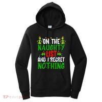 IM On The Naughty List And I Regret Nothing Women's Hoodie thumb 0