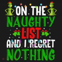 IM On The Naughty List And I Regret Nothing Women's Hoodie thumb 2