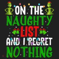 IM On The Naughty List And I Regret Nothing Golf Towel thumb 3