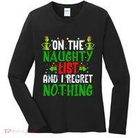 IM On The Naughty List And I Regret Nothing Women's Long Sleeve Shirt thumb 0