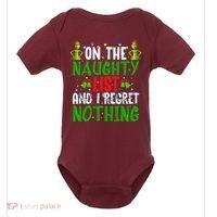 IM On The Naughty List And I Regret Nothing Baby Bodysuit thumb 0