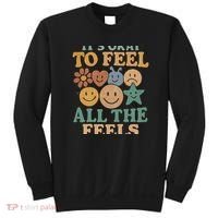 It's Okay to Feel All the Feels Sweatshirt thumb 0