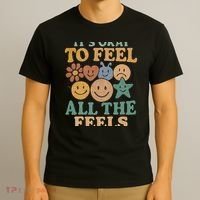 It's Okay to Feel All the Feels T-Shirt thumb 3