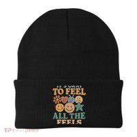 It's Okay to Feel All the Feels Beanie thumb 0