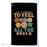 It's Okay to Feel All the Feels Golf Towel thumb 0