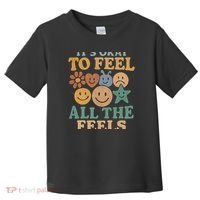 It's Okay to Feel All the Feels Toddler T-Shirt thumb 0