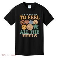 It's Okay to Feel All the Feels Kids T-Shirt thumb 0