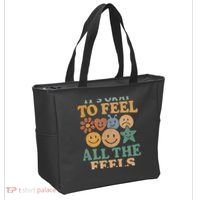 It's Okay to Feel All the Feels Tote Bag thumb 2