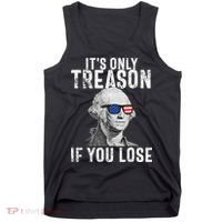 ItS Only Treason If You Lose George Washington Tank Top thumb 0