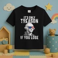 ItS Only Treason If You Lose George Washington Toddler T-Shirt thumb 3