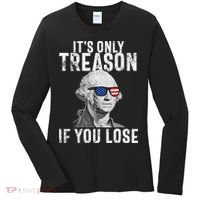 ItS Only Treason If You Lose George Washington Women's Long Sleeve Shirt thumb 0