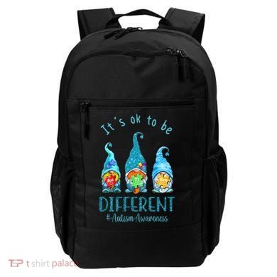 It's Ok To Be Different Autism Awareness Gnome Backpack