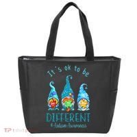 It's Ok To Be Different Autism Awareness Gnome Tote Bag thumb 0