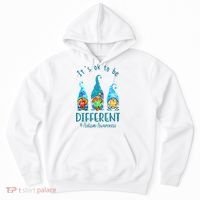 It's Ok To Be Different Autism Awareness Gnome Hoodie thumb 0