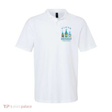 It's Ok To Be Different Autism Awareness Gnome Polo
