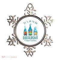It's Ok To Be Different Autism Awareness Gnome Ornament thumb 0