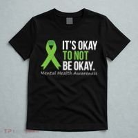 Its Okay To Not Be Okay Mental Health Awareness Ribbon T-Shirt thumb 5