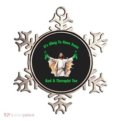 Its Ok To Have Jesus And A Therapist Too Ornament