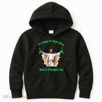 Its Ok To Have Jesus And A Therapist Too Kids Hoodie thumb 0