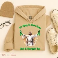 Its Ok To Have Jesus And A Therapist Too Hoodie thumb 4