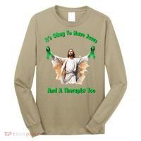 Its Ok To Have Jesus And A Therapist Too Long Sleeve Shirt thumb 0