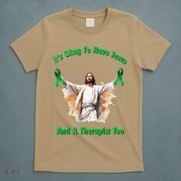 Its Ok To Have Jesus And A Therapist Too T-Shirt thumb 5