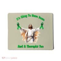 Its Ok To Have Jesus And A Therapist Too Mousepad thumb 0