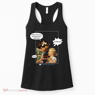 I'm Offended Vintage Comic Woke Women's Tank Top