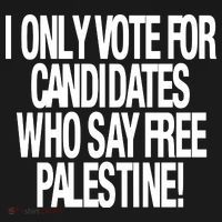 I Only Vote For Candidates Who Say Free Palestine Women's Hoodie thumb 2