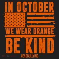 In October We Wear Orange Be Kind End Bullying Women's Sweatshirt thumb 2