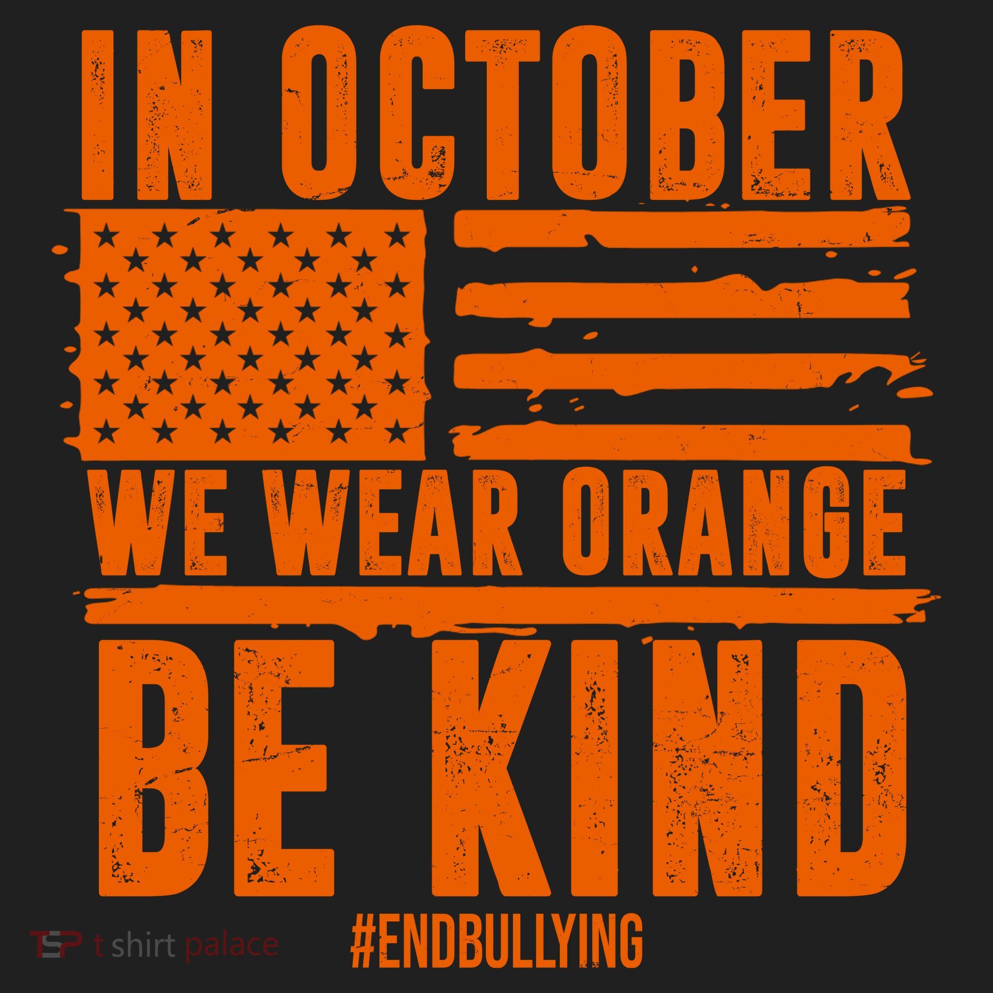 In October We Wear Orange Be Kind End Bullying Women's Sweatshirt
