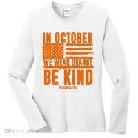 In October We Wear Orange Be Kind End Bullying Women's Long Sleeve Shirt thumb 0