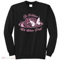 In October We Wear Pink Butterfly Ribbon Sweatshirt thumb 0