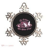 In October We Wear Pink Butterfly Ribbon Ornament thumb 0