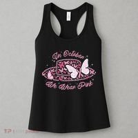 In October We Wear Pink Butterfly Ribbon Women's Tank Top thumb 3