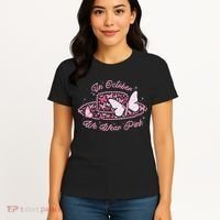 In October We Wear Pink Butterfly Ribbon Women's T-Shirt thumb 4