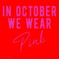 In October We Wear Pink Breast Cancer Awareness Santa Hat thumb 1